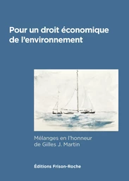 Pour un droit économique de l’environnement