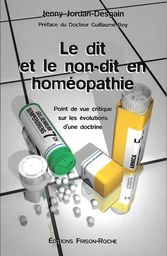 Le dit et le non-dit en homéopathie