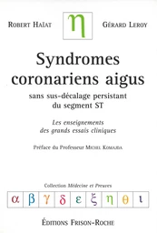 Syndromes coronaires aigus sans sus-décalage persistant du segment st (3e édition)