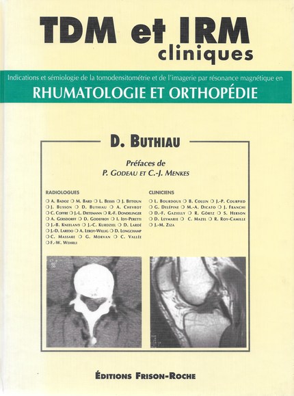 TDM et IRM cliniques - Didier Buthiau - Editions Frison-Roche