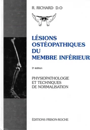 Lésions ostéopathiques du membre inférieur